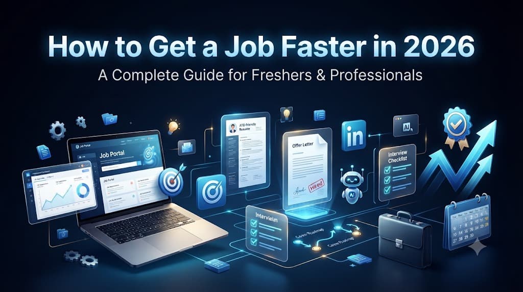 How to Get a Job Faster in 2026: A Complete Guide for Freshers and Professionals