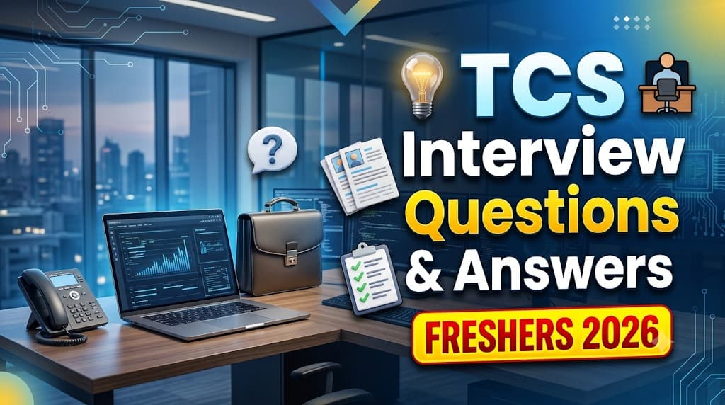 TCS Interview Questions and Answers for Freshers 2026